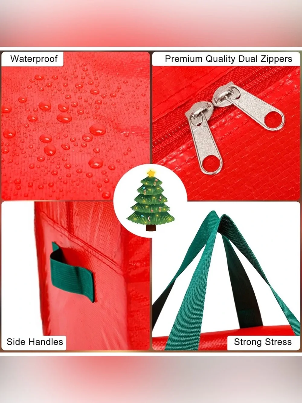 Christmas Tree Storage Bag - Red